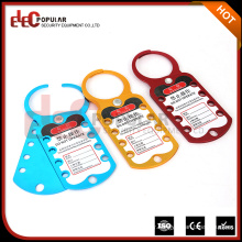 Elecpopular Latest Products In Market Safety Aluminim Alloy Labeled Lockout Hasp With All Colors